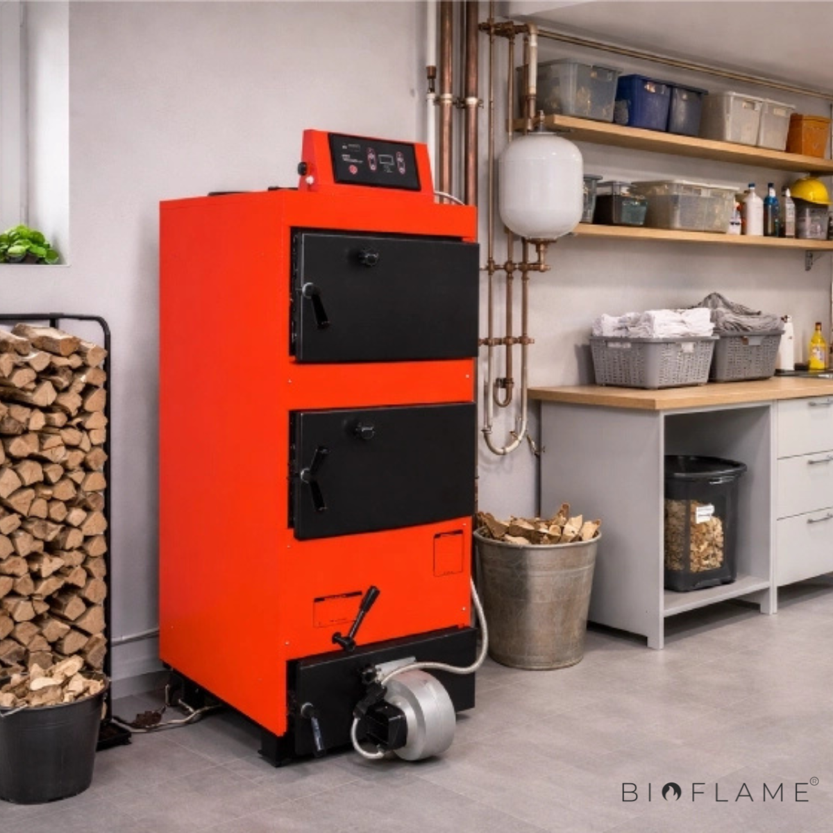 CALDEIRA A LENHA PARA AQUECIMENTO CENTRAL - BIGAVAC ECO BAE