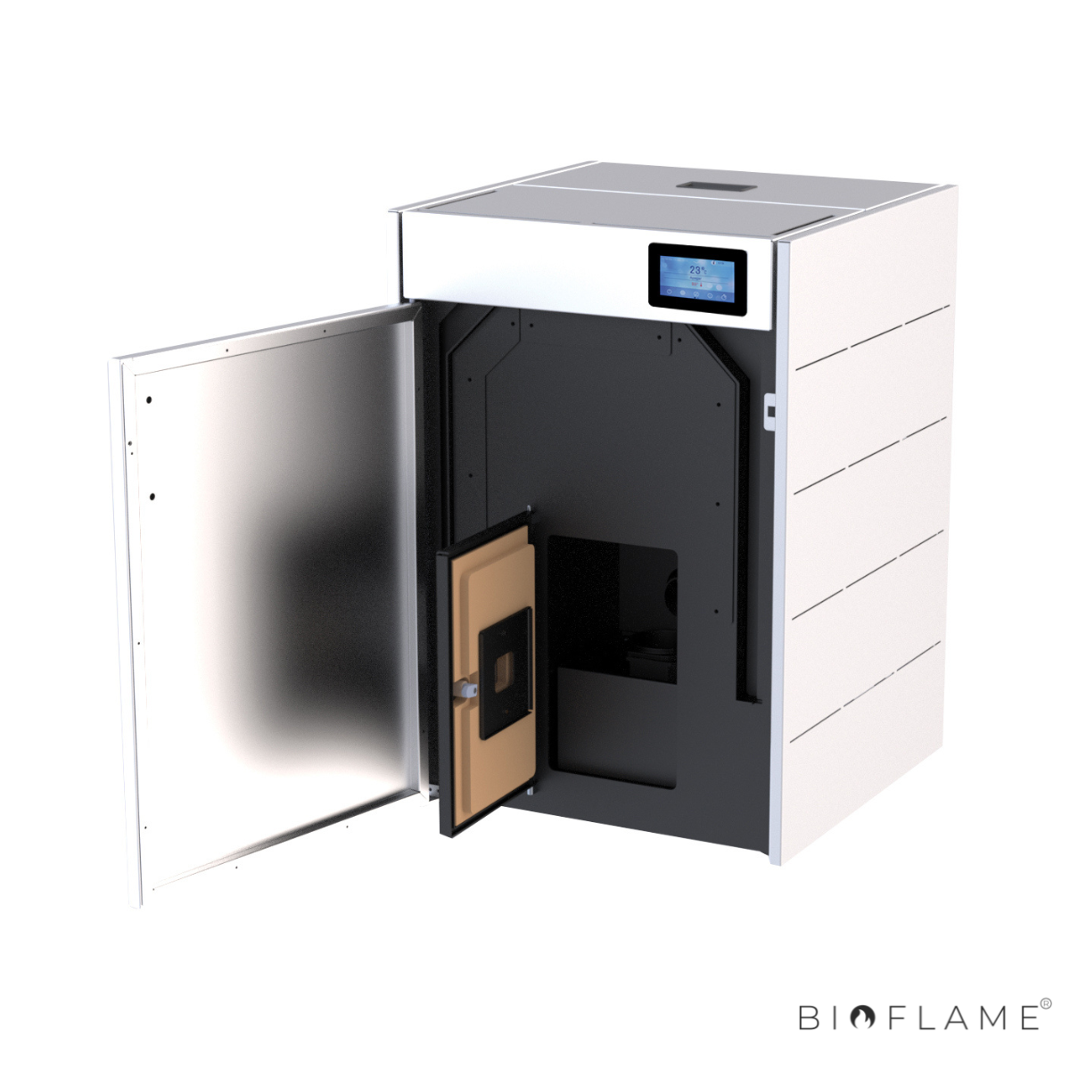 CALDEIRA A PELLETS PARA AQUECIMENTO CENTRAL - BIOBRONPI HYDROBOX