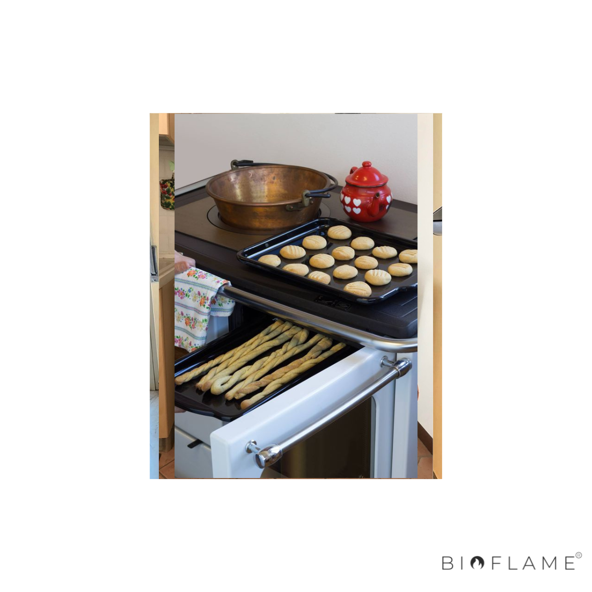 FOGÃO A LENHA - NORDICA EXTRAFLAME SOVRANA EASY EVO 2.0