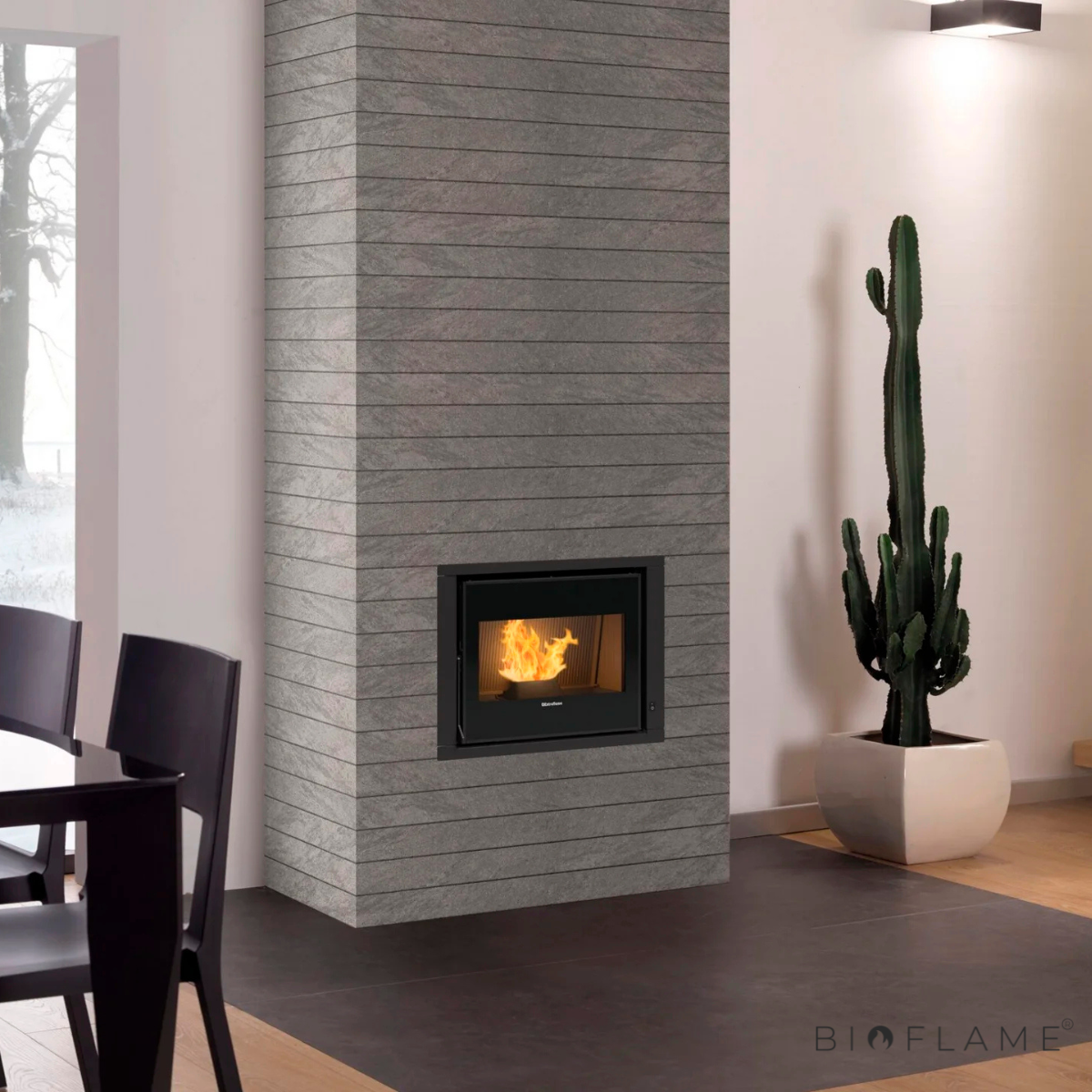 RECUPERADOR DE CALOR A PELLETS - NORDICA EXTRAFLAME COMFORT P70 AIR H49