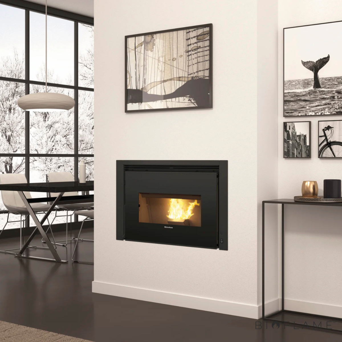RECUPERADOR DE CALOR A PELLETS - NORDICA EXTRAFLAME COMFORT P85