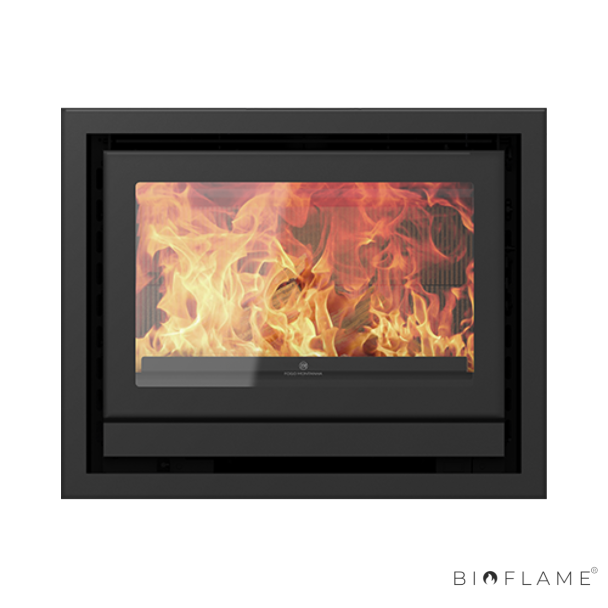 RECUPERADOR DE CALOR A LENHA COM VENTIALAÇÃO CANALIZÁVEL - FOGO MONTANHA CLASSIC E701