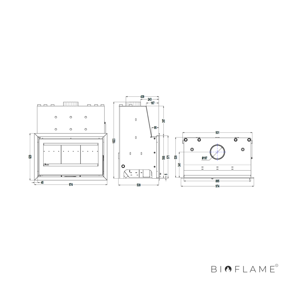 RECUPERADOR DE CALOR A LENHA PARA AQUECIMENTO CENTRAL - SOLRAK JADE 910 PLUS