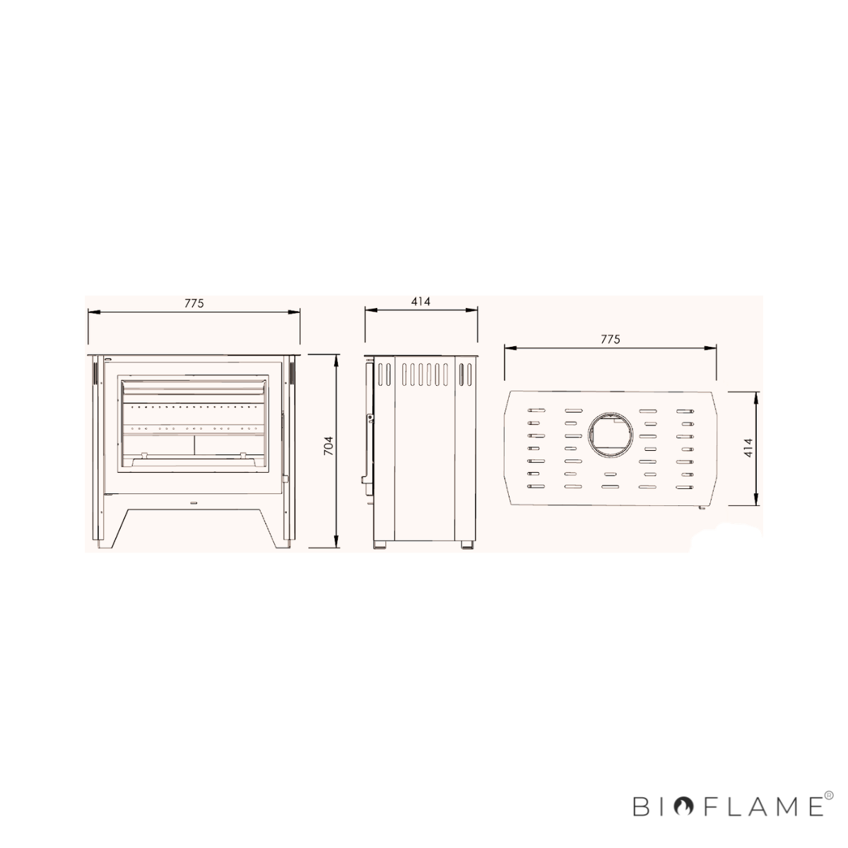 SALAMANDRA A LENHA - SUBTIL Nº 10 ECO