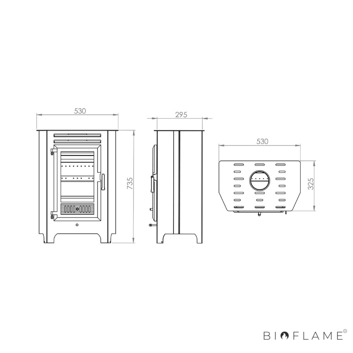 SALAMANDRA A LENHA - SUBTIL Nº4 ECO
