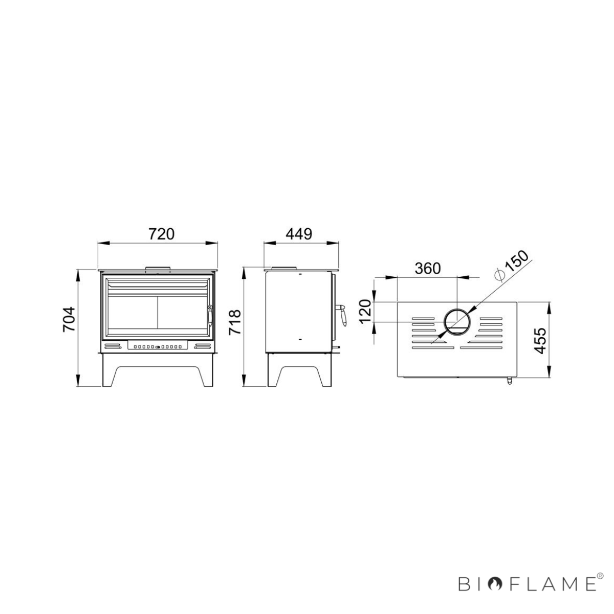 SALAMANDRA A LENHA - SUBTIL Nº8 ECO