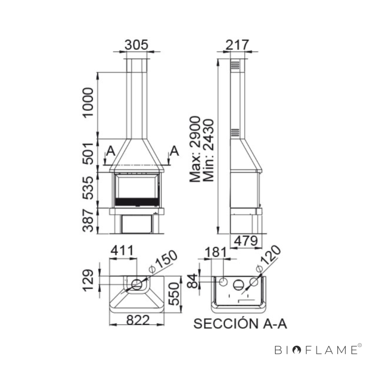 SALAMANDRA A LENHA - BRONPI LISBOA VISION