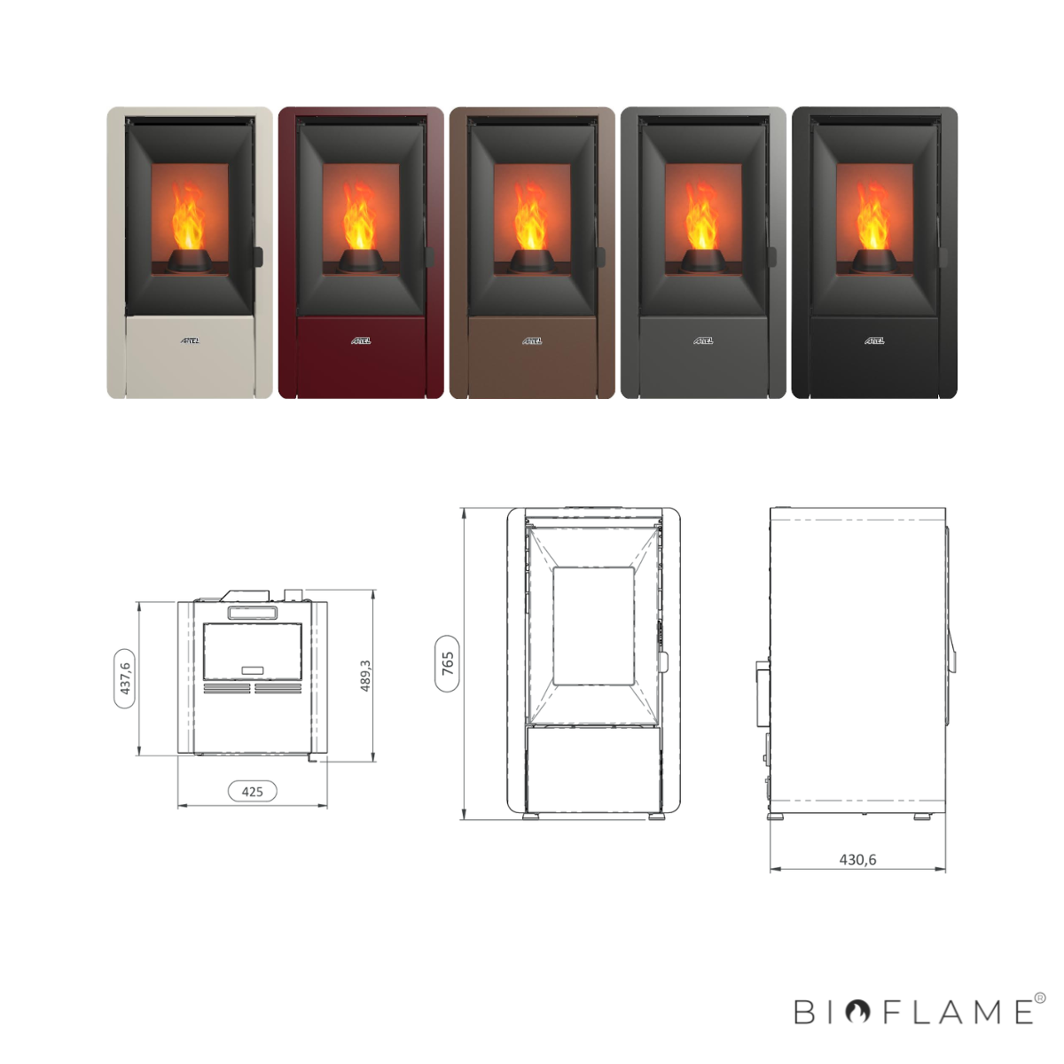 SALAMANDRA A PELLETS - ARTEL NINA