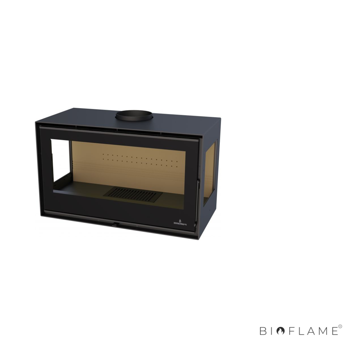 SALAMANDRA A LENHA COM VENTILAÇÃO - BRONPI BIMBA 90 3C