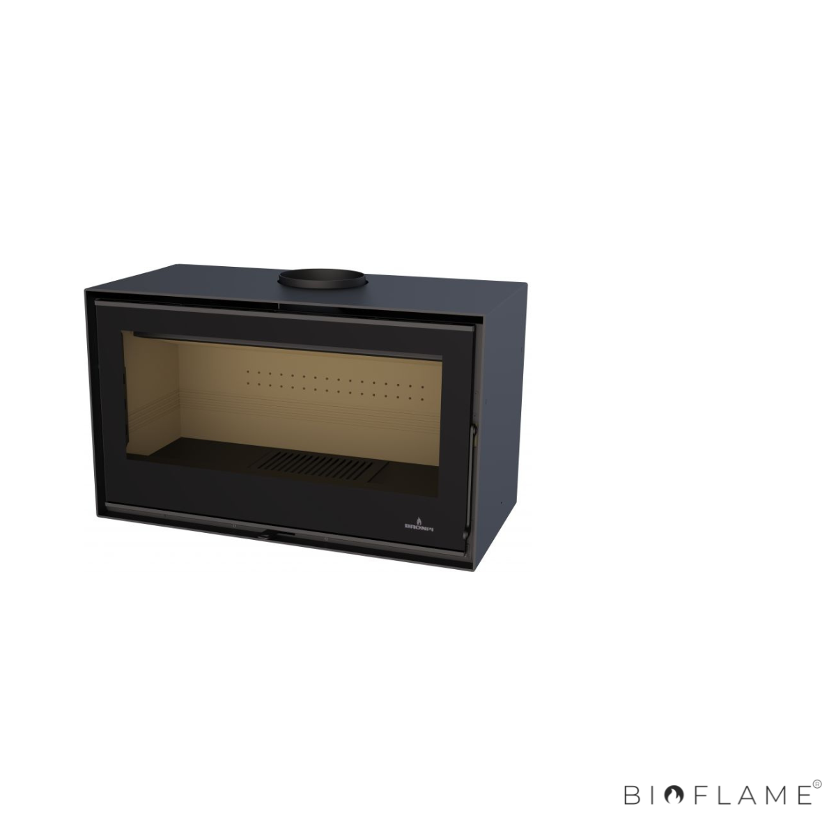 SALAMANDRA A LENHA COM VENTILAÇÃO - BRONPI BIMBA 90