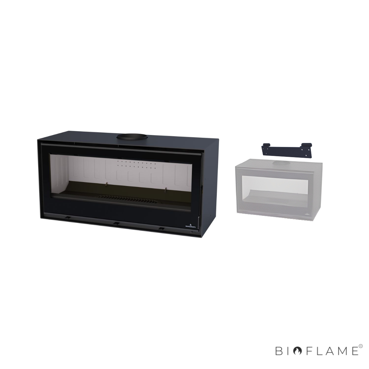 SALAMANDRA A LENHA - BRONPI CAIRO 110 BOX