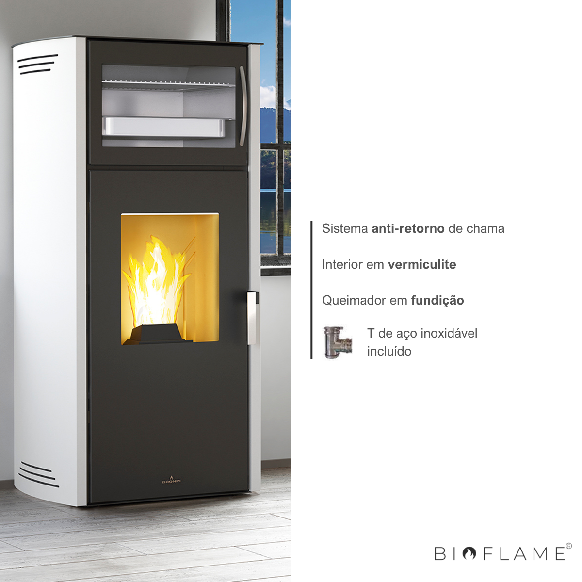 SALAMANDRA A PELLETS - BIOBRONPI NOA FORNO
