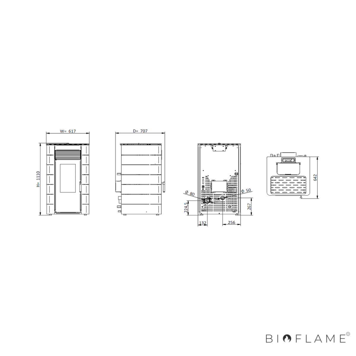 SALAMANDRA A PELLETS PARA AQUECIMENTO CENTRAL - SOLZAIMA HIDRO HIMALAIA 12 KW