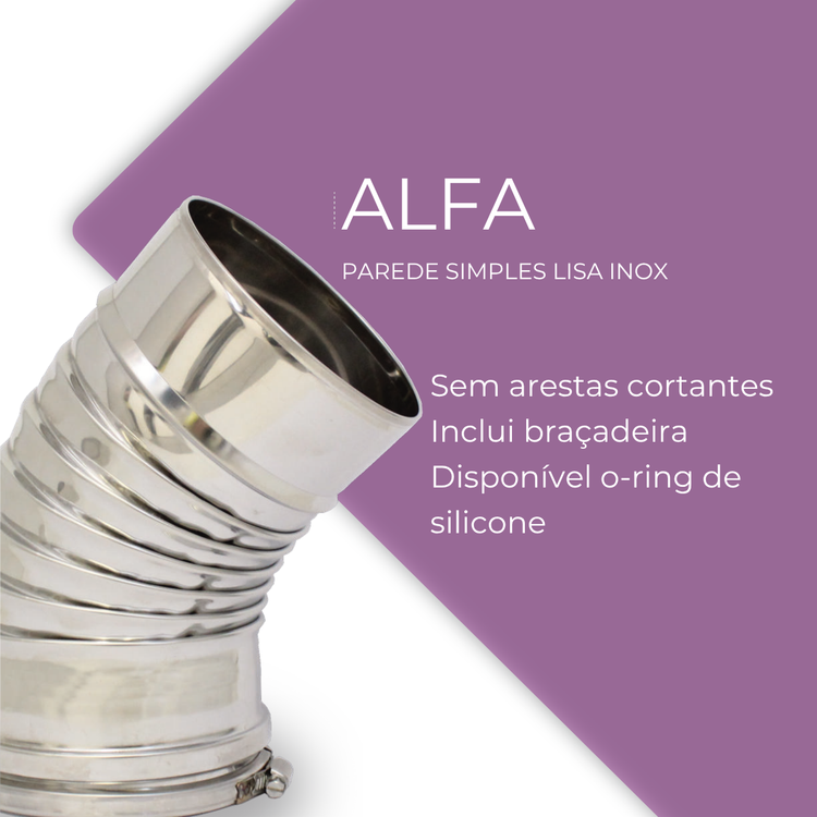 Tubagem em Inox Simples - VM Chaminés Alfa
