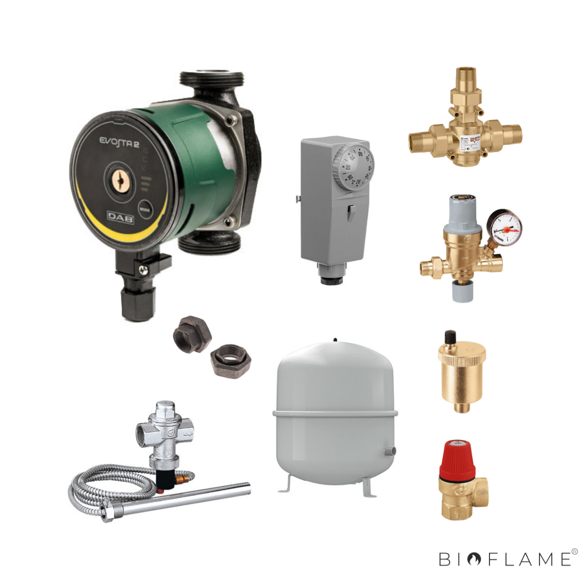 Kit Hidráulico para Instalação de Aquecimento Central a Lenha