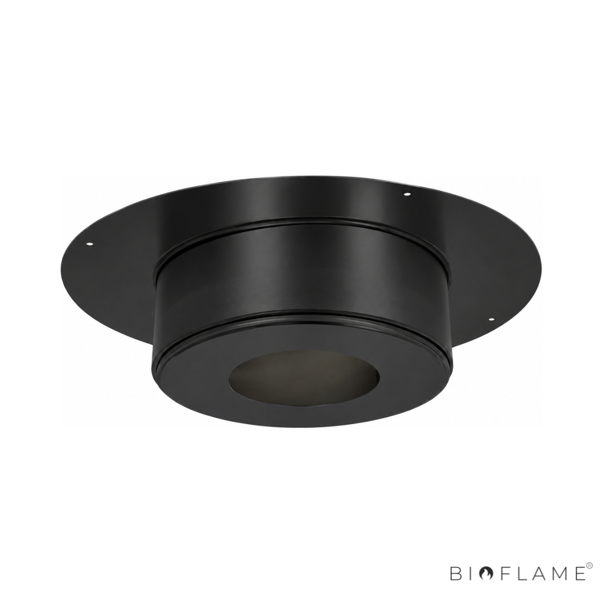 ANEL DE REMATE EM INOX DUPLO PARA TETO DE MADEIRA - VM CHAMINÉS CLOSETOP