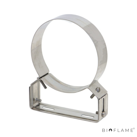 ABRAÇADEIRA COM APOIO REGULÁVEL 4/8CM - VM CHAMINÉS