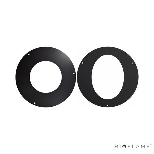 ANEL DE REMATE EM AÇO 2MM COM 3 FUROS COR PRETA - APROS