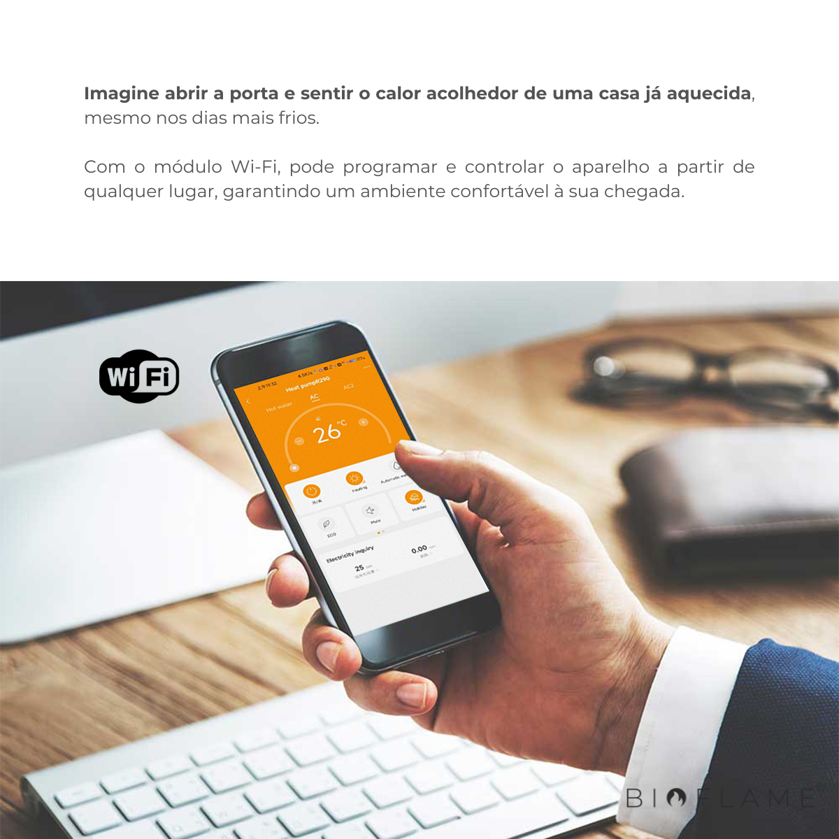 BOMBA DE CALOR PARA AQUECIMENTO CENTRAL - AUX R290 MONOBLOCO