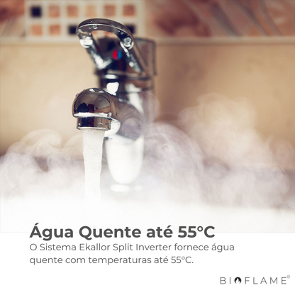 BOMBA DE CALOR PARA AQUECIMENTO CENTRAL - EKALLOR SPLIT INVERTER