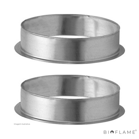 KIT SAÍDA DE AR QUENTE - 2 GOLAS DE Ø 100MM