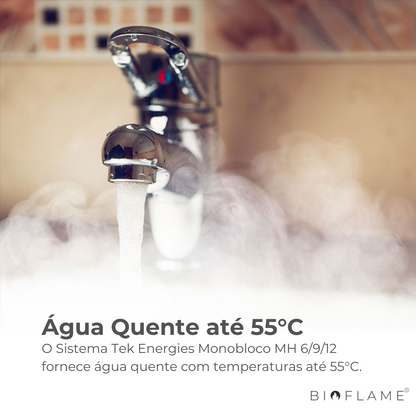 BOMBA DE CALOR PRA AQUECIMENTO CENTRAL - TEK ENERGIES MONOBLOCO MH 6/9/12