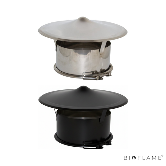 CHAPÉU CHINÊS PARA TUBO DUPLO COM BRAÇADEIRA - CLOSETOP