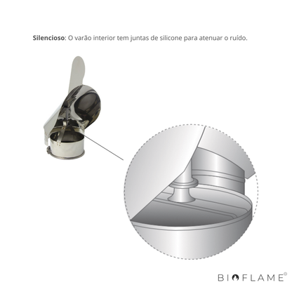 CHAPÉU DUPLO CRISTA DE GALO - VM CHAMINÉS CLOSETOP