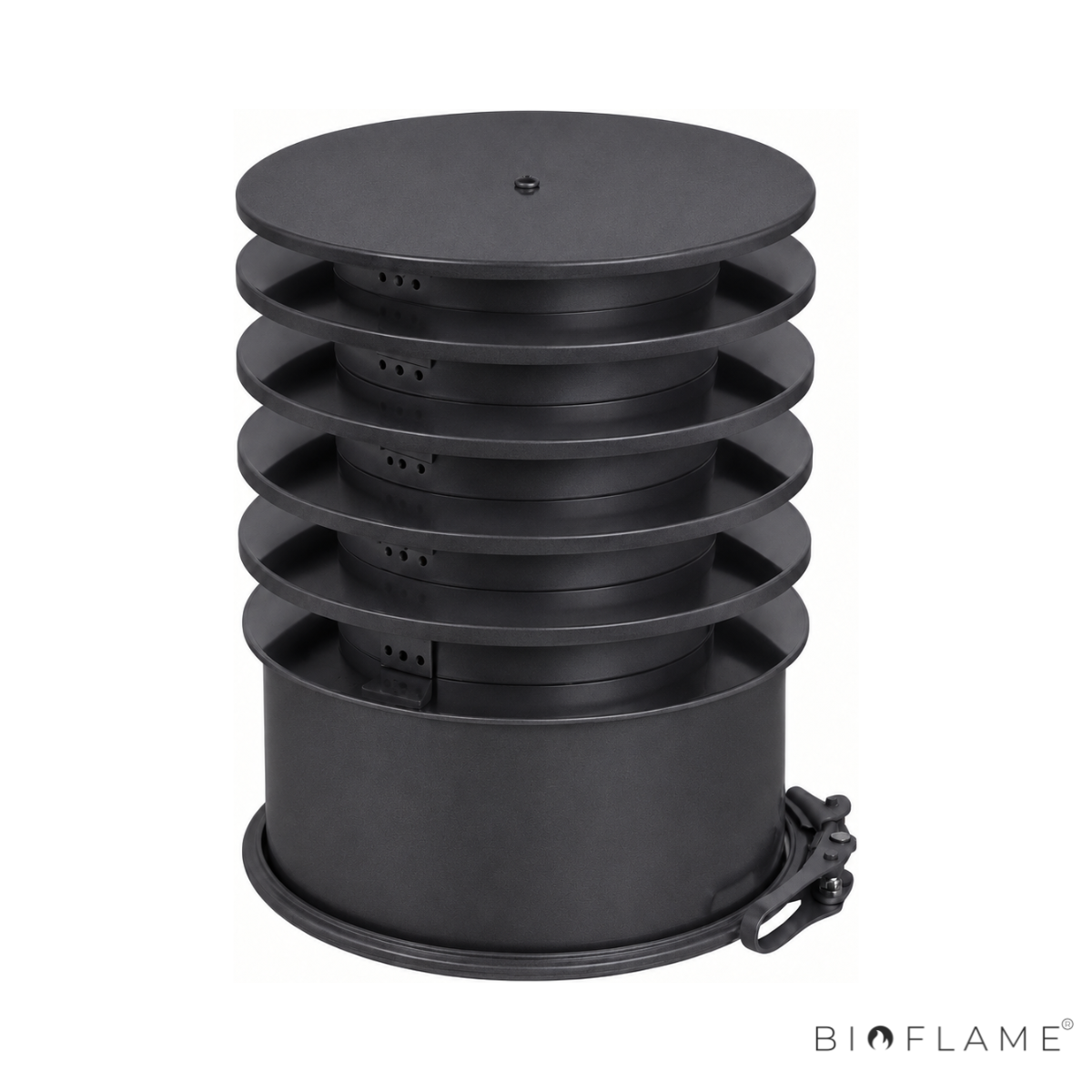 CHAPÉU DUPLO SATURNO COM ABRAÇADEIRA - VM CHAMINÉS CLOSETOP
