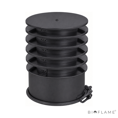 CHAPÉU DUPLO SATURNO COM ABRAÇADEIRA - VM CHAMINÉS CLOSETOP