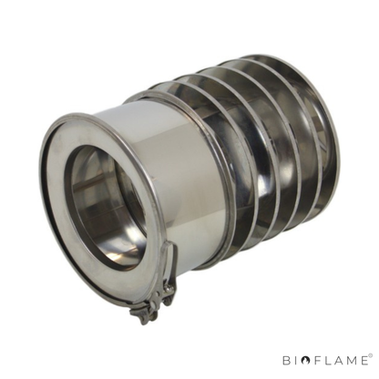 CHAPÉU DUPLO SATURNO COM ABRAÇADEIRA - VM CHAMINÉS CLOSETOP