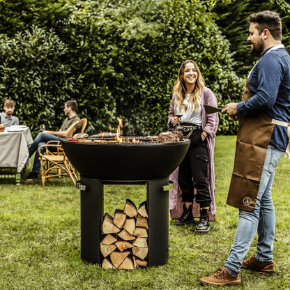 CHURRASQUERIA - HERGOM FIREPIT COM BASE ALTA