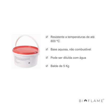 COLA MONOCOMPONENTE TERMORRESISTENTE PYROCOL A TRIA - 5KG