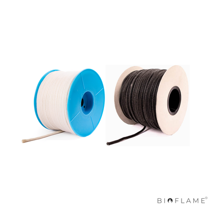 CORDÃO DE CALAFETAÇÃO PARA RECUPERADOR E SALAMANDRA - TRIA BRANCO E PRETO