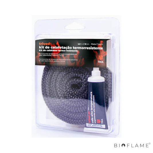 CORDÃO TRICOTADO EM FIBRA DE VIDRO TRIA - KIT DE CALAFETAÇÃO