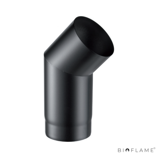 CURVA 45º AÇO 2MM COR PRETA - APROS