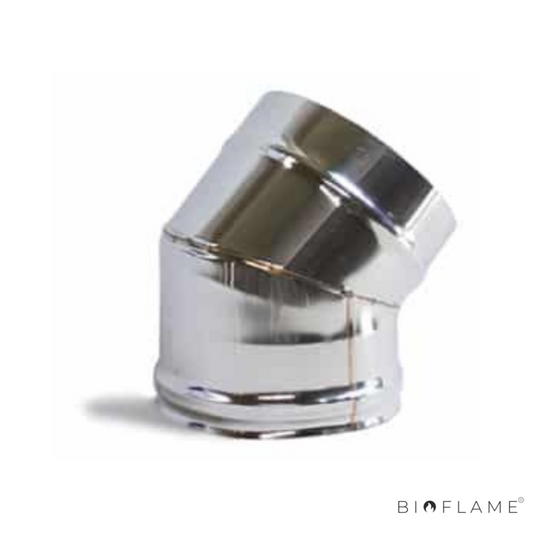 CURVA 45º EM INOX - PORTOFLEX