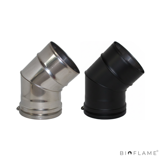 CURVA 45º INOX 304 05 - VM CHAMINÉS ALFA