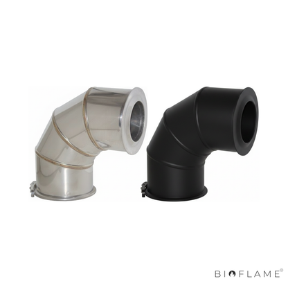CURVA 90º PAREDE DUPLA COM ABRAÇADEIRA - CLOSETOP