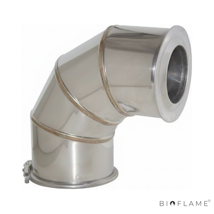 CURVA 90º PAREDE DUPLA COM ABRAÇADEIRA - CLOSETOP