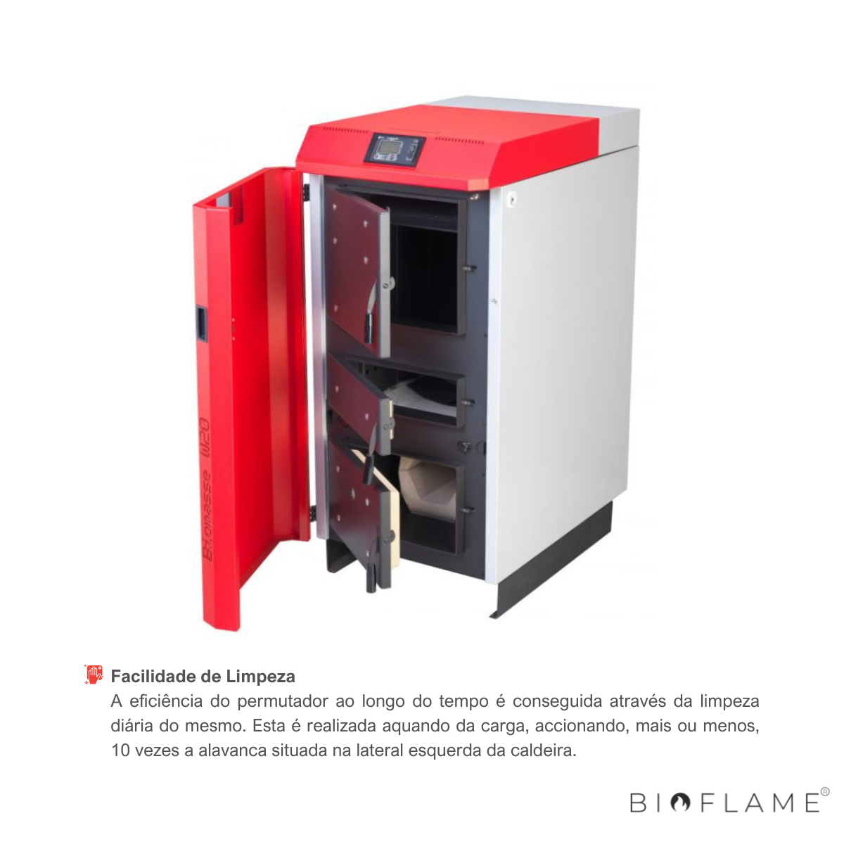 CALDEIRA A LENHA PARA AQUECIMENTO CENTRAL DE CHAMA INVERTIDA - TEK BIOMASSE W