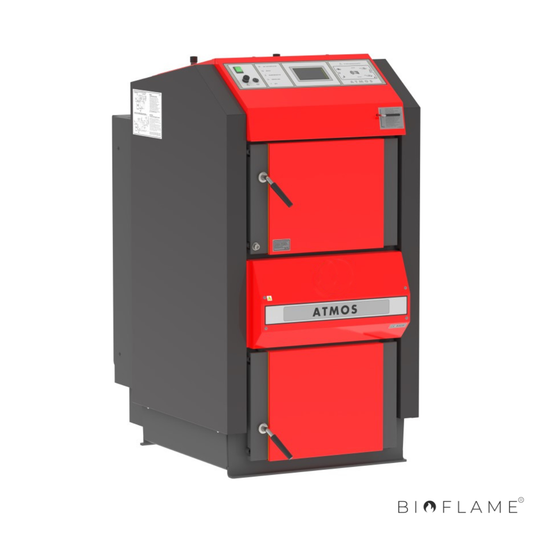 CALDEIRA A LENHA PARA AQUECIMENTO CENTRAL DE CHAMA INVERTIDA - ATMOS