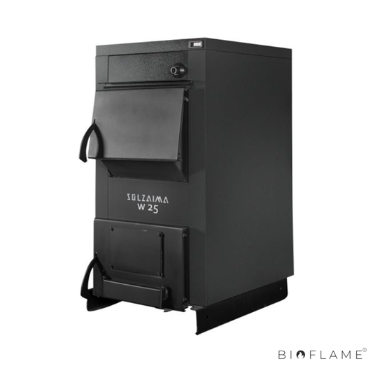 CALDEIRA A LENHA PARA AQUECIMENTO CENTRAL - SOLZAIMA W PLUS 25 KW