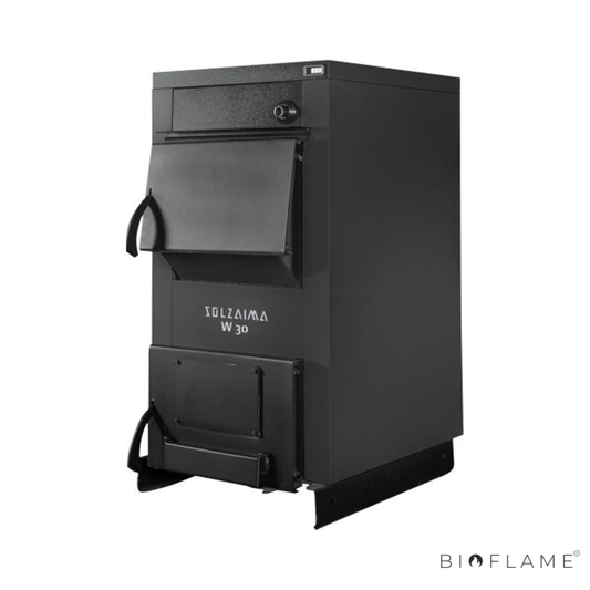 CALDEIRA A LENHA PARA AQUECIMENTO CENTRAL - SOLZAIMA W PLUS 30 KW