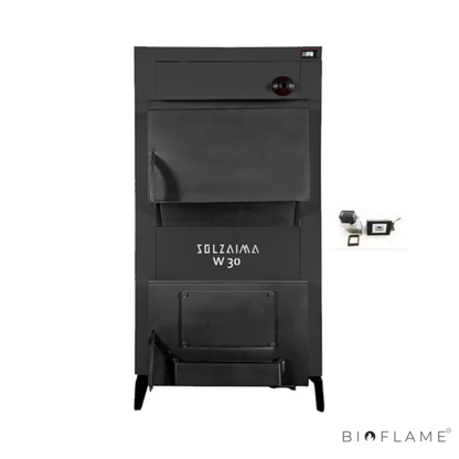 CALDEIRA A LENHA PARA AQUECIMENTO CENTRAL - SOLZAIMA W PLUS 30 KW
