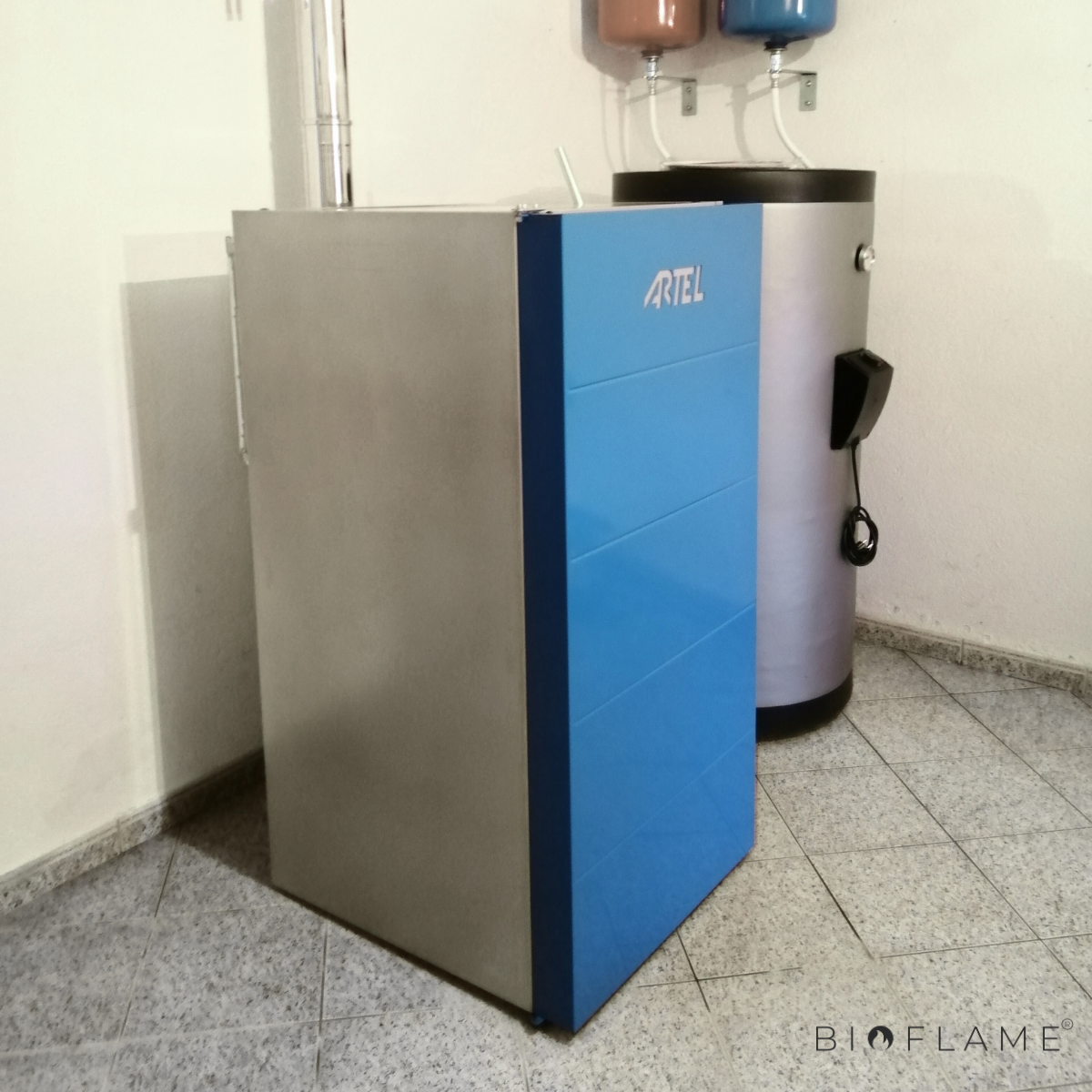 CALDEIRA A PELLETS PARA AQUECIMENTO CENTRAL - ARTEL BOILER 28