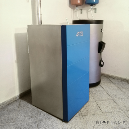CALDEIRA A PELLETS PARA AQUECIMENTO CENTRAL - ARTEL BOILER 28