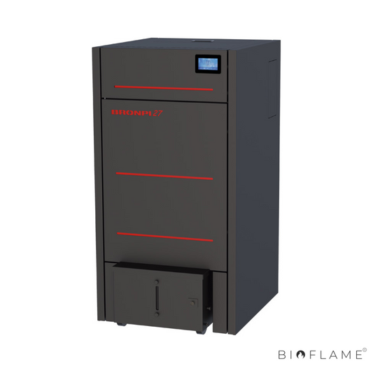 CALDEIRA A PELLETS PARA AQUECIMENTO CENTRAL - BIOBRONPI HYDROCONFORT 27