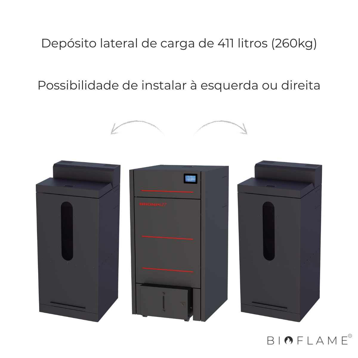 CALDEIRA A PELLETS PARA AQUECIMENTO CENTRAL - BIOBRONPI HYDROCONFORT 27