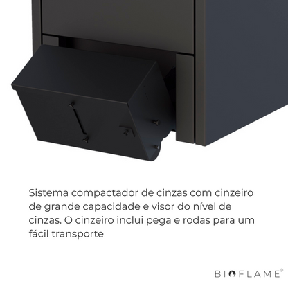 CALDEIRA A PELLETS PARA AQUECIMENTO CENTRAL - BIOBRONPI HYDROCONFORT 27